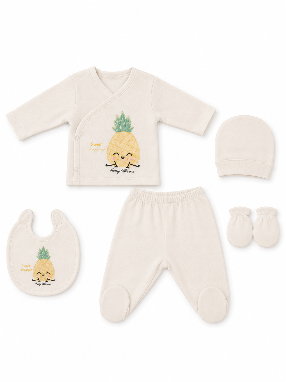 🍍Baby Erstausstattungs-Set "Sweet Pineapple" – 5-teilig 🤍