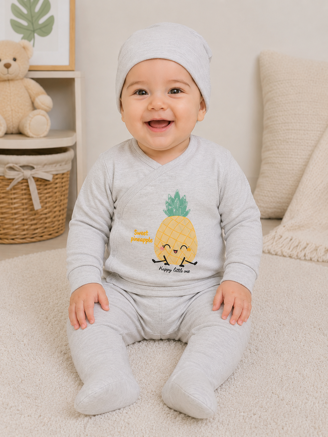 🍍Baby Erstausstattungs-Set "Sweet Pineapple" – 5-teilig 🤍