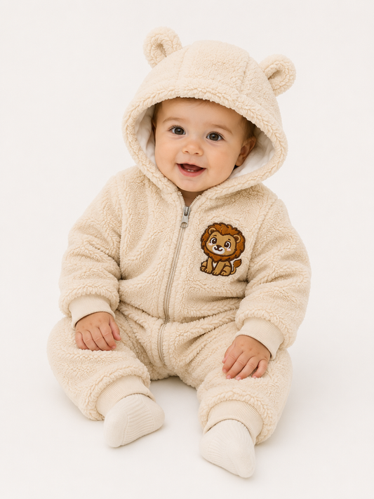 🦁Löwen-Strampler – Crème | Naima Kids