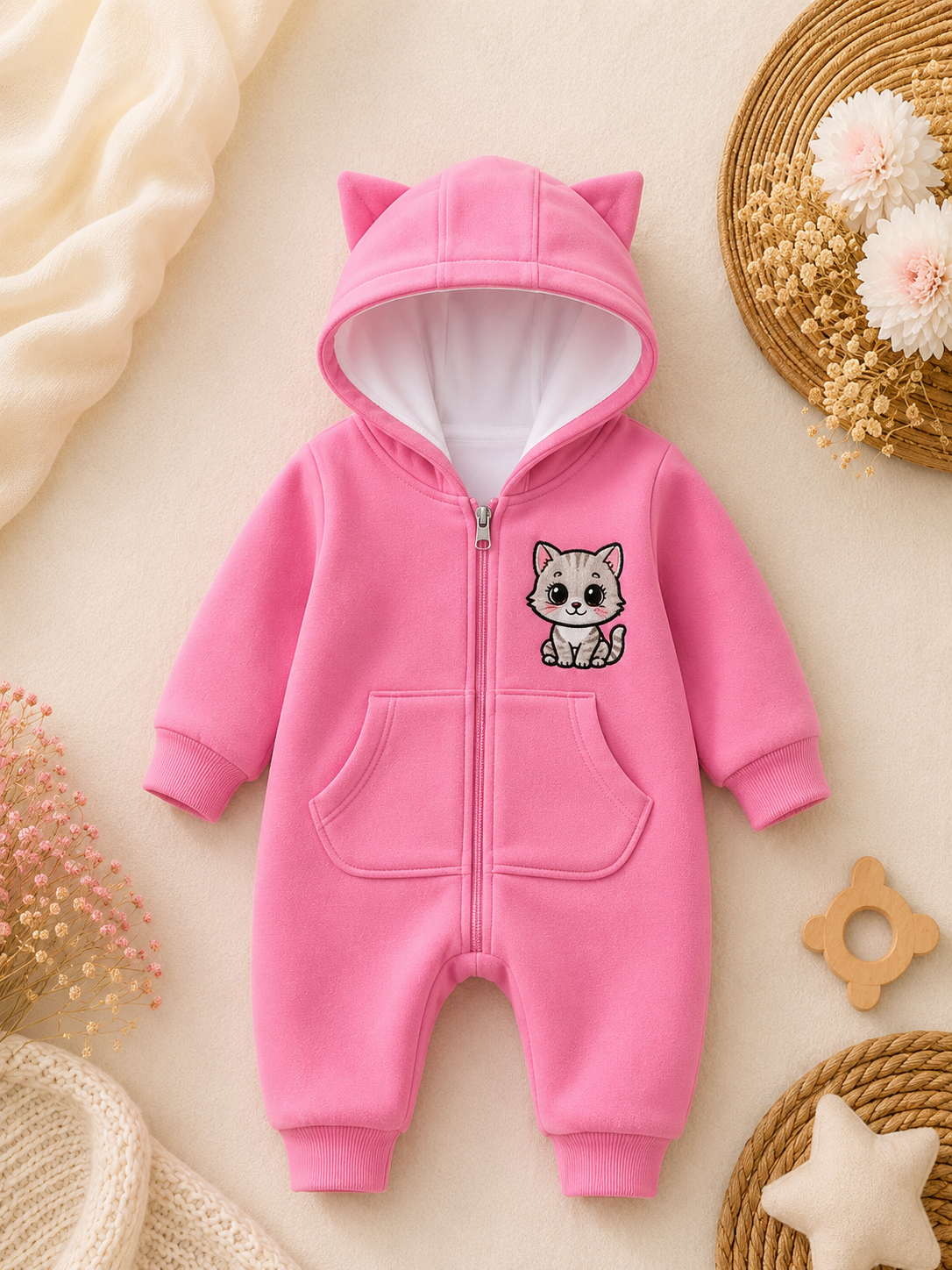 🎀 NAIMAKIDS Katzen-Overall „Little Cat“ 🐾