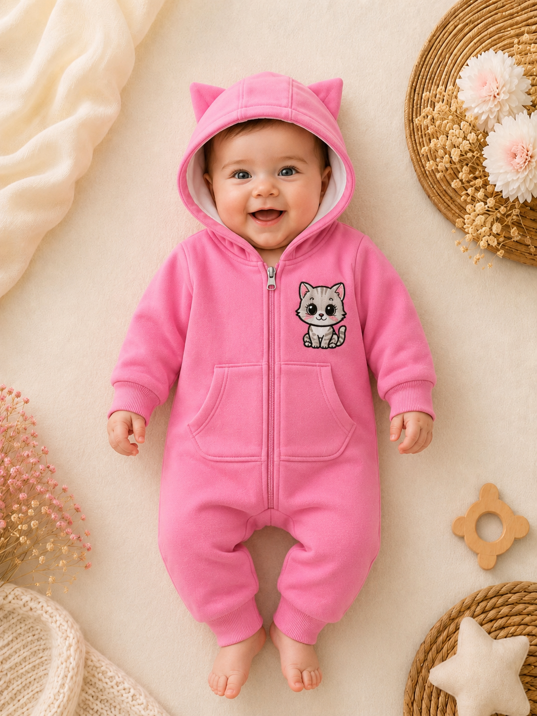 🎀 NAIMAKIDS Katzen-Overall „Little Cat“ 🐾