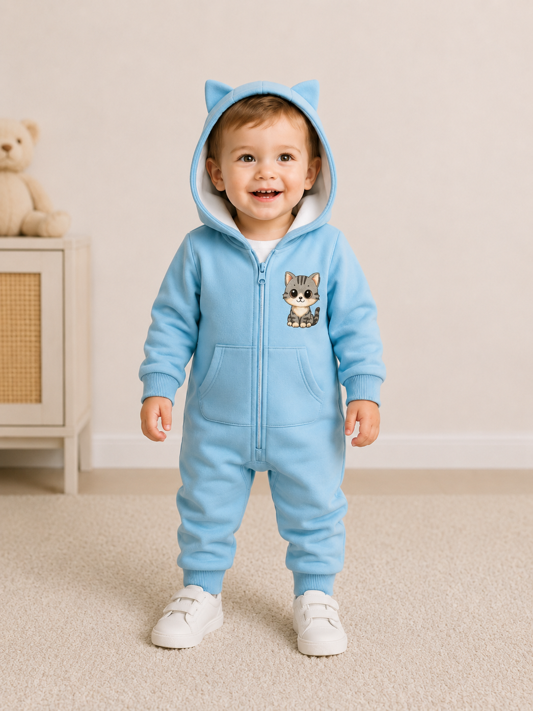💙 NAIMAKIDS Katzen-Overall „Little Cat“ 🐾