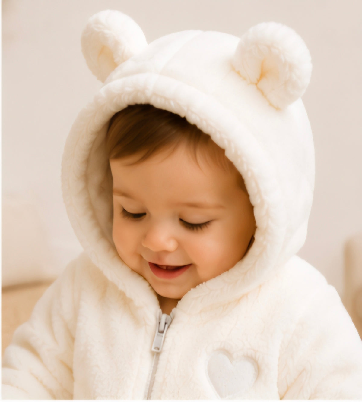 🤍 NAIMAKIDS Teddy-Jacke „Little Bear“ 🧸
