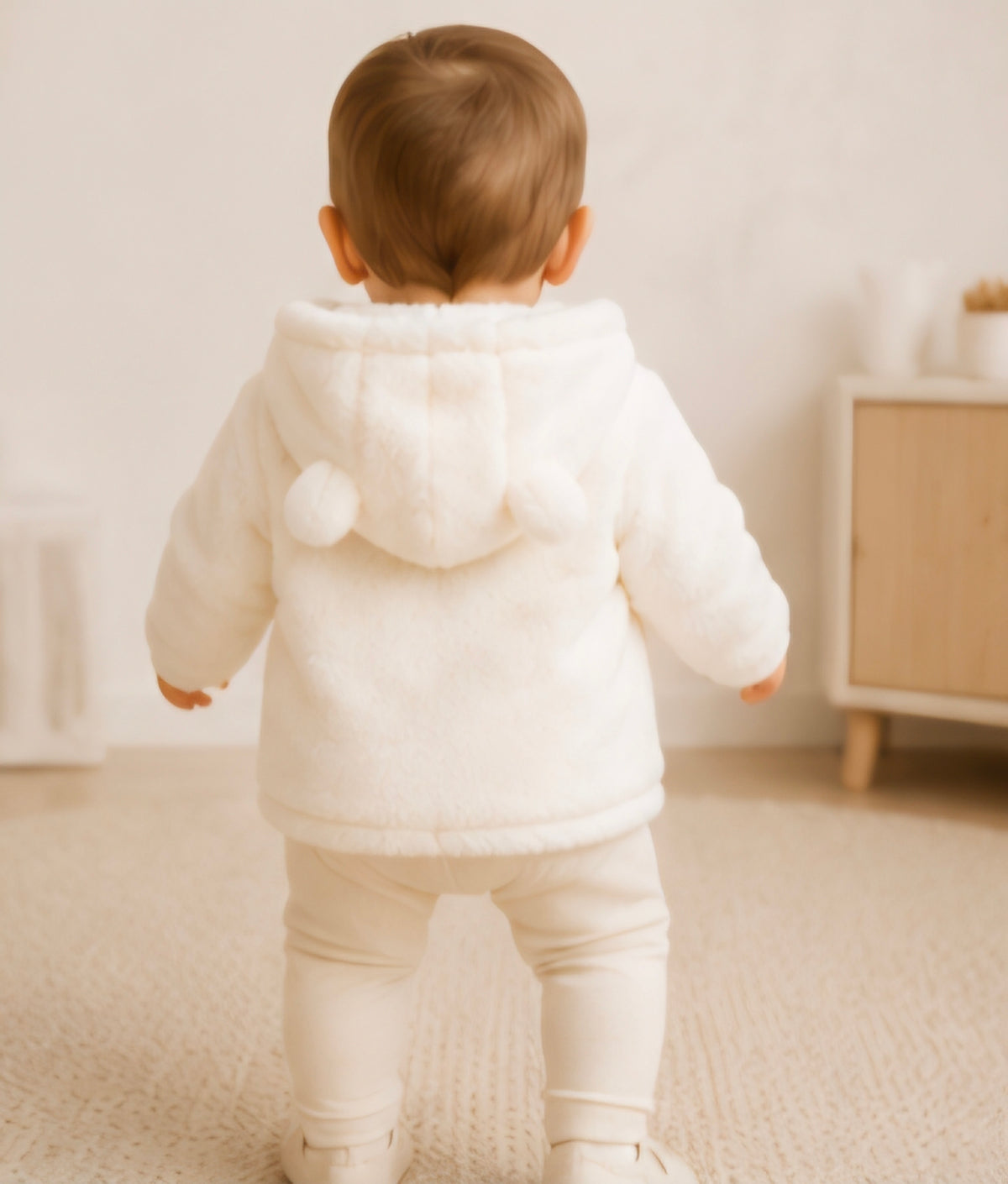🤍 NAIMAKIDS Teddy-Jacke „Little Bear“ 🧸