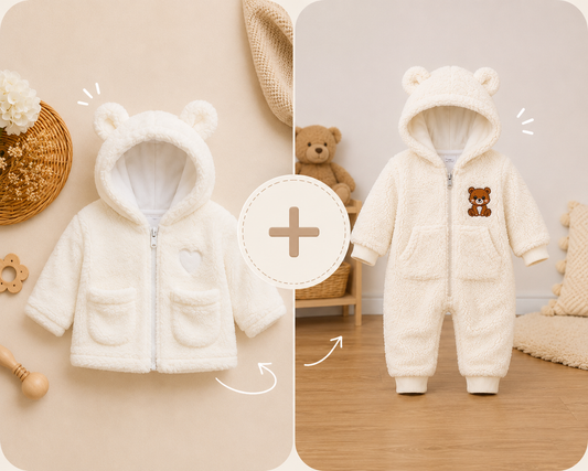 🧸 Kuschel-Bundle – Doppelt gemütlich, doppelt süß 🤍