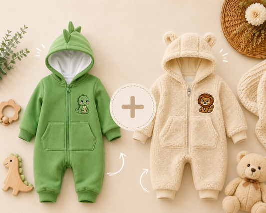 🦖🦁 Little Adventure Duo – 2er Bundle
